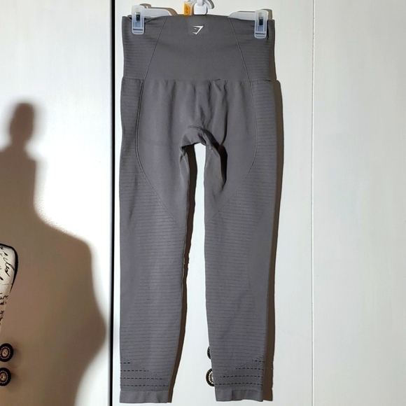 Gym Shark - Womens Gray Active Leggings Sz.Medium - Picture 2 of 4